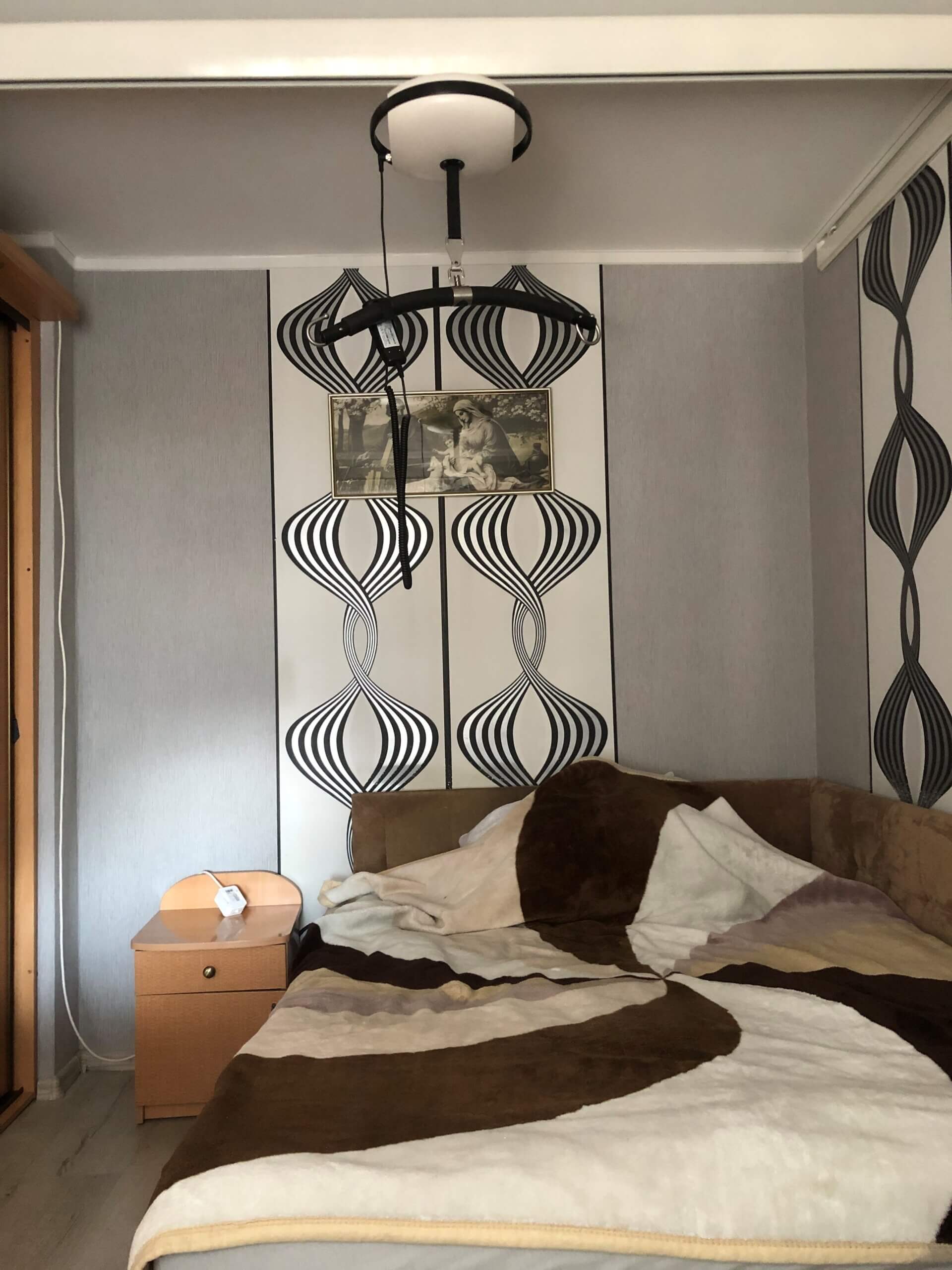 podnośnik sufitowy w bloku