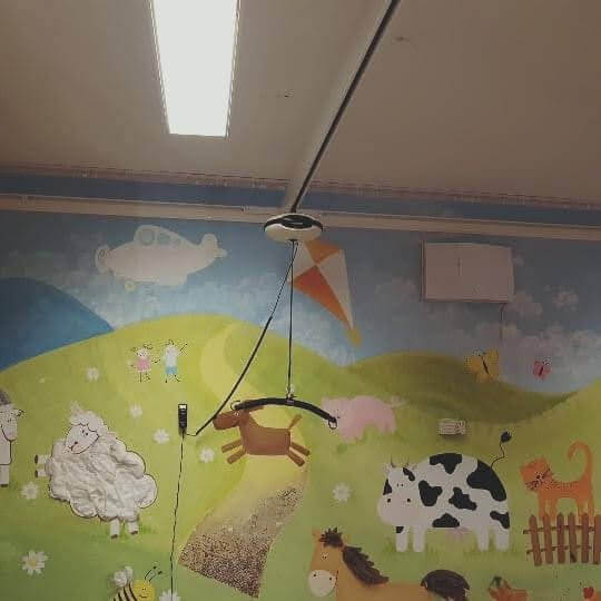 podnośnik sufitowy w domu opieki